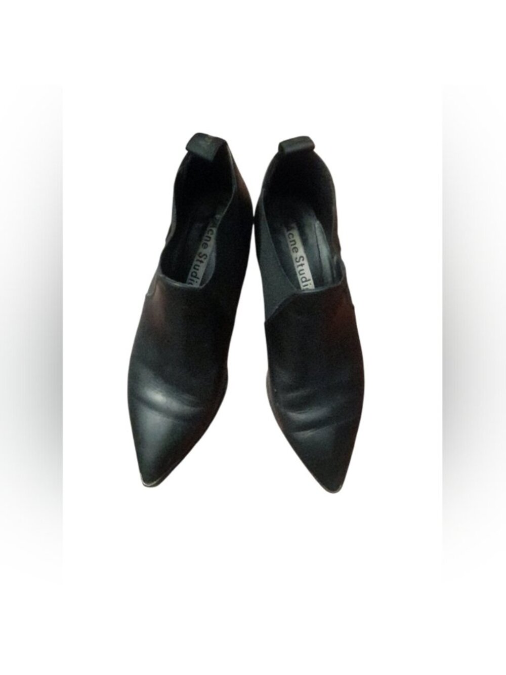 Acne Studios Black Leather Ankle Boots